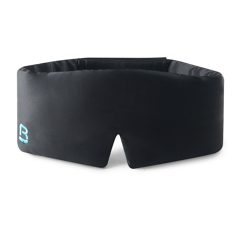 Silk Sleep Mask - 100% Mulberry Silk Eye Mask - Blackout Adjustable Night Mask for Sleeping - Brux Night Guard