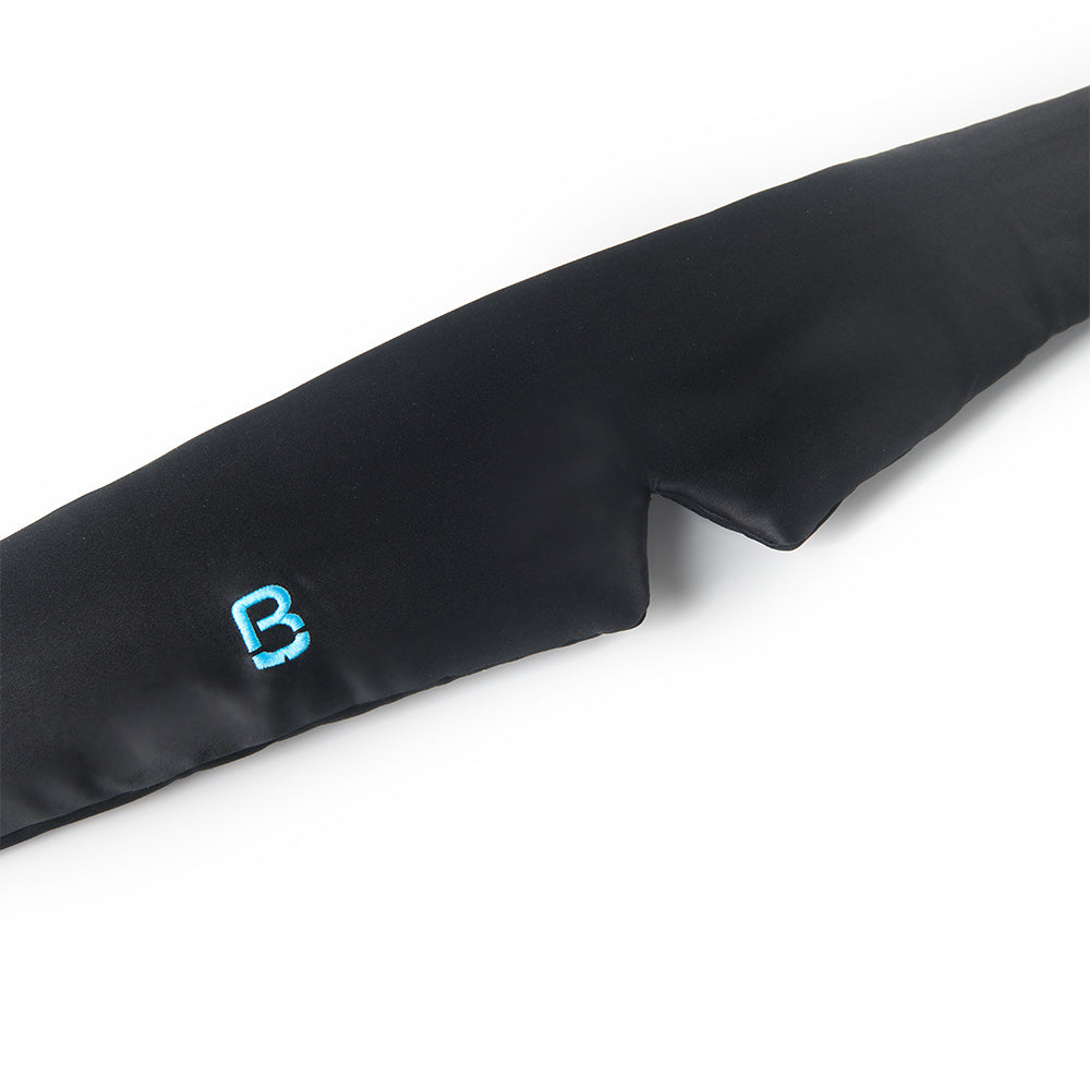 Silk Sleep Mask - 100% Mulberry Silk Eye Mask - Blackout Adjustable Night Mask for Sleeping - Brux Night Guard