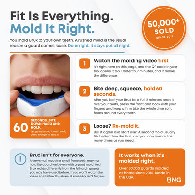 Brux Night Guard for Teeth Grinding and Clenching