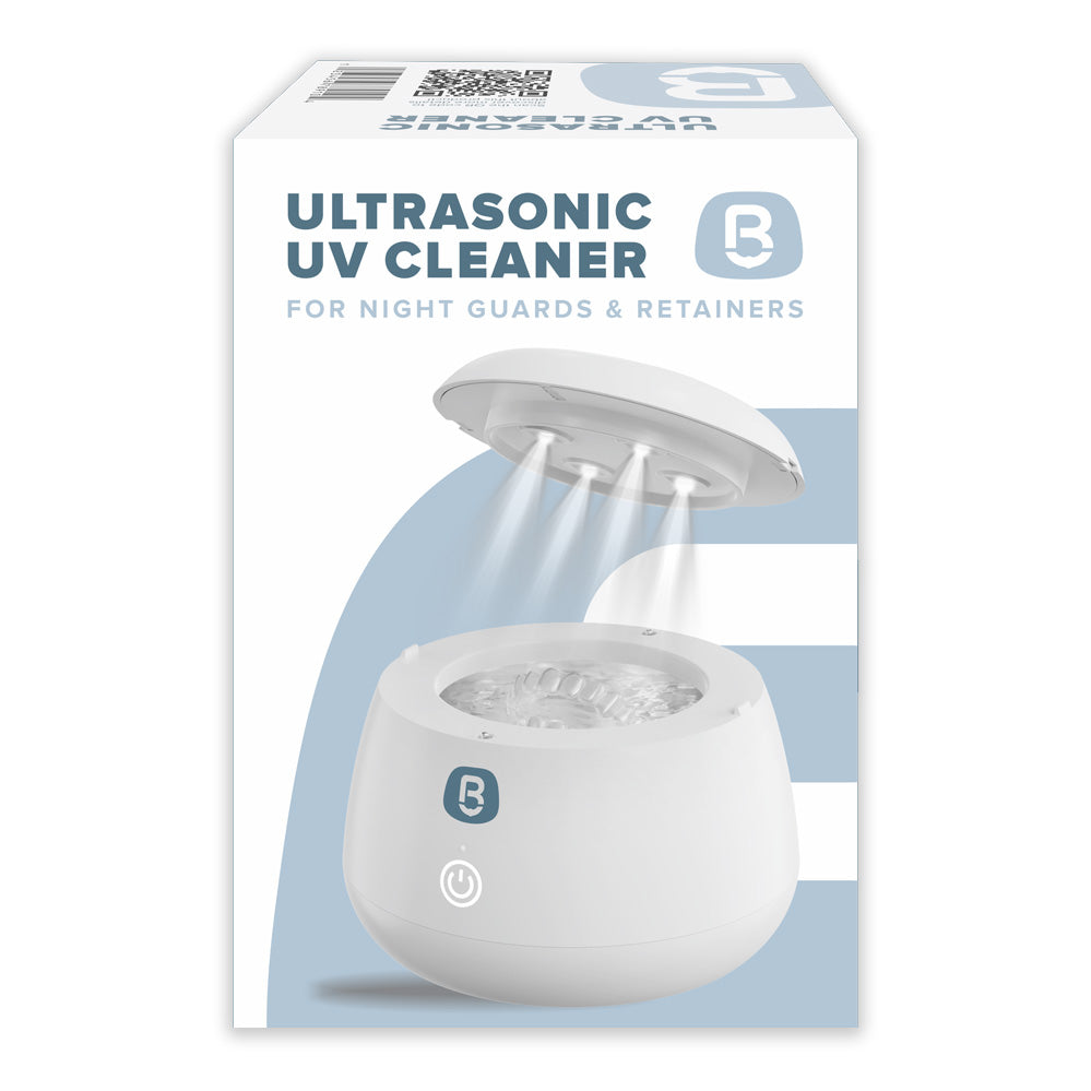 Professional Ultrasonic UV Cleaner for Night Guards, Retainers, Invisalign & Dentures - Brux Night Guard