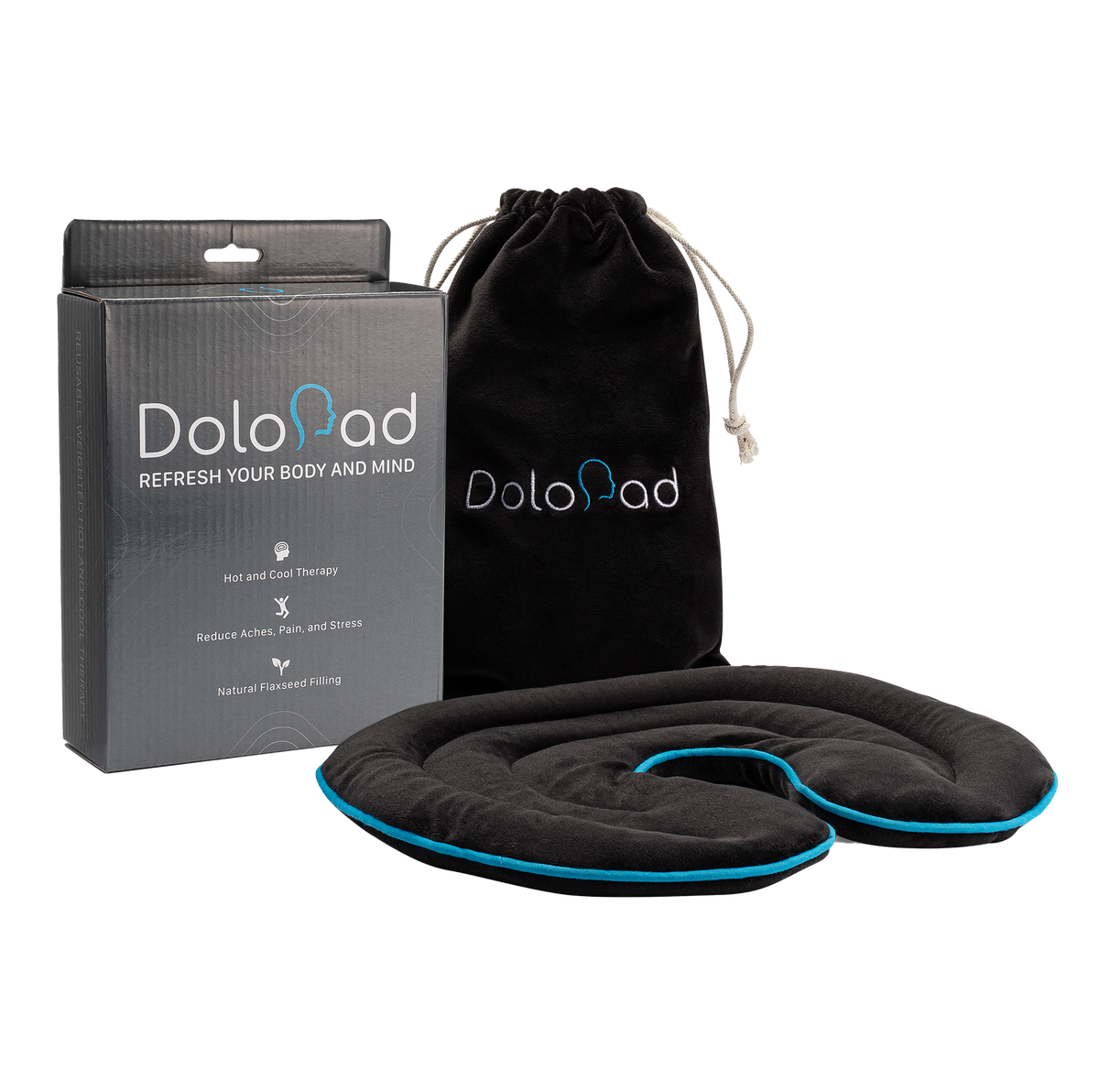 DoloPad Microwaveable Heating Pad and Cold Therapy Pack Brux Night Guard