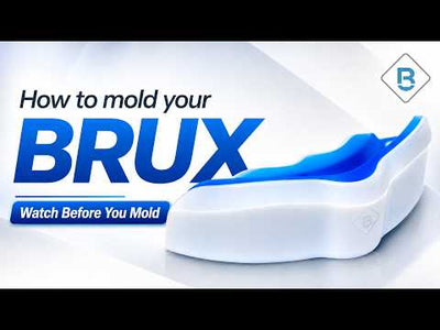 How to mold your Brux Night Guard: boil, bite, suck and squeeze for a snug fit